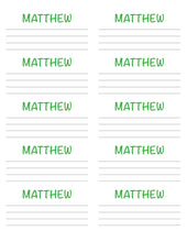 Personalized Labels
