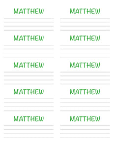 Personalized Labels