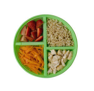 the Kid plate - green/orange