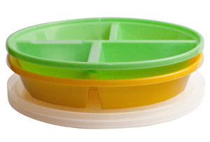 the Kid plate - green/orange
